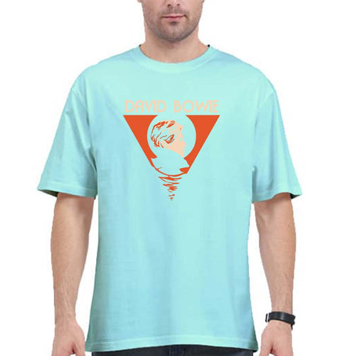 David Bowie Oversized T-Shirt for Men-Mint-Ektarfa.online