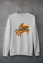 Load image into Gallery viewer, Piano Unisex Sweatshirt for Men/Women-Grey Melange-Ektarfa.online
