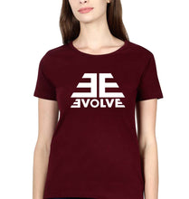 Load image into Gallery viewer, Evolve T-Shirt for Women-Maroon-Ektarfa.online

