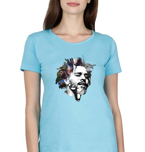 J. Cole T-Shirt for Women-Light Blue-Ektarfa.online