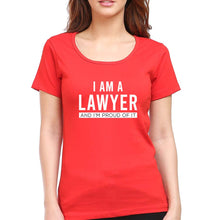 Load image into Gallery viewer, Lawyer T-Shirt for Women-Red-Ektarfa.online
