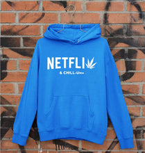 Load image into Gallery viewer, Netflix Weed &amp; Chill Unisex Hoodie for Men/Women-Royal Blue-Ektarfa.online
