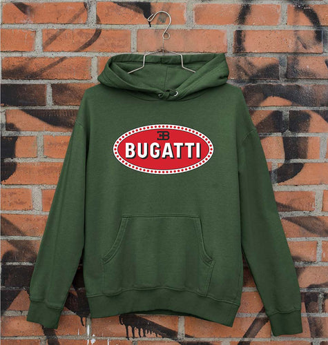 Bugatti Unisex Hoodie for Men/Women-Dark Green-Ektarfa.online