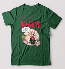 Load image into Gallery viewer, Popeye T-Shirt for Men-Bottle Green-Ektarfa.online
