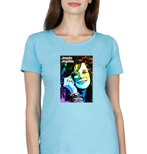 Load image into Gallery viewer, Janis Joplin T-Shirt for Women-SkyBlue-Ektarfa.online
