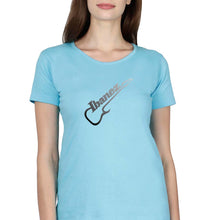 Load image into Gallery viewer, Ibanez Guitar T-Shirt for Women-Light Blue-Ektarfa.online
