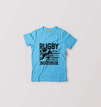 Load image into Gallery viewer, Rugby Kids T-Shirt for Boy/Girl-Light Blue-Ektarfa.online
