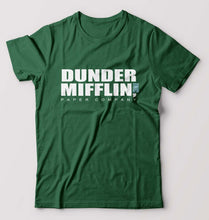 Load image into Gallery viewer, Dunder Mifflin T-Shirt for Men-Bottle Green-Ektarfa.online
