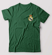 Load image into Gallery viewer, Real Madrid Logo T-Shirt for Men-Bottle Green-Ektarfa.online
