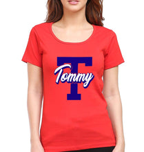 Load image into Gallery viewer, Varsity Tommy T-Shirt for Women-Red-Ektarfa.online
