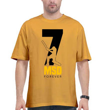 Load image into Gallery viewer, MS Dhoni (MSD) Oversized T-Shirt for Men-Golden Yellow-Ektarfa.online
