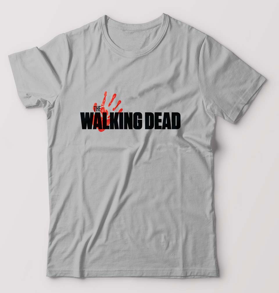 The Walking Dead T-Shirt for Men-Grey Melange-Ektarfa.online