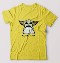 Load image into Gallery viewer, Yoda Star Wars T-Shirt for Men-Yellow-Ektarfa.online
