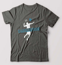 Load image into Gallery viewer, Badminton T-Shirt for Men-Charcoal-Ektarfa.online
