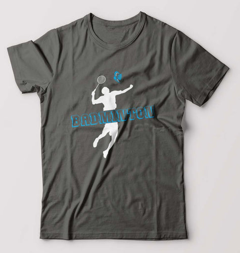 Badminton T-Shirt for Men-Charcoal-Ektarfa.online