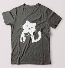Load image into Gallery viewer, Cat T-Shirt for Men-Charcoal-Ektarfa.online

