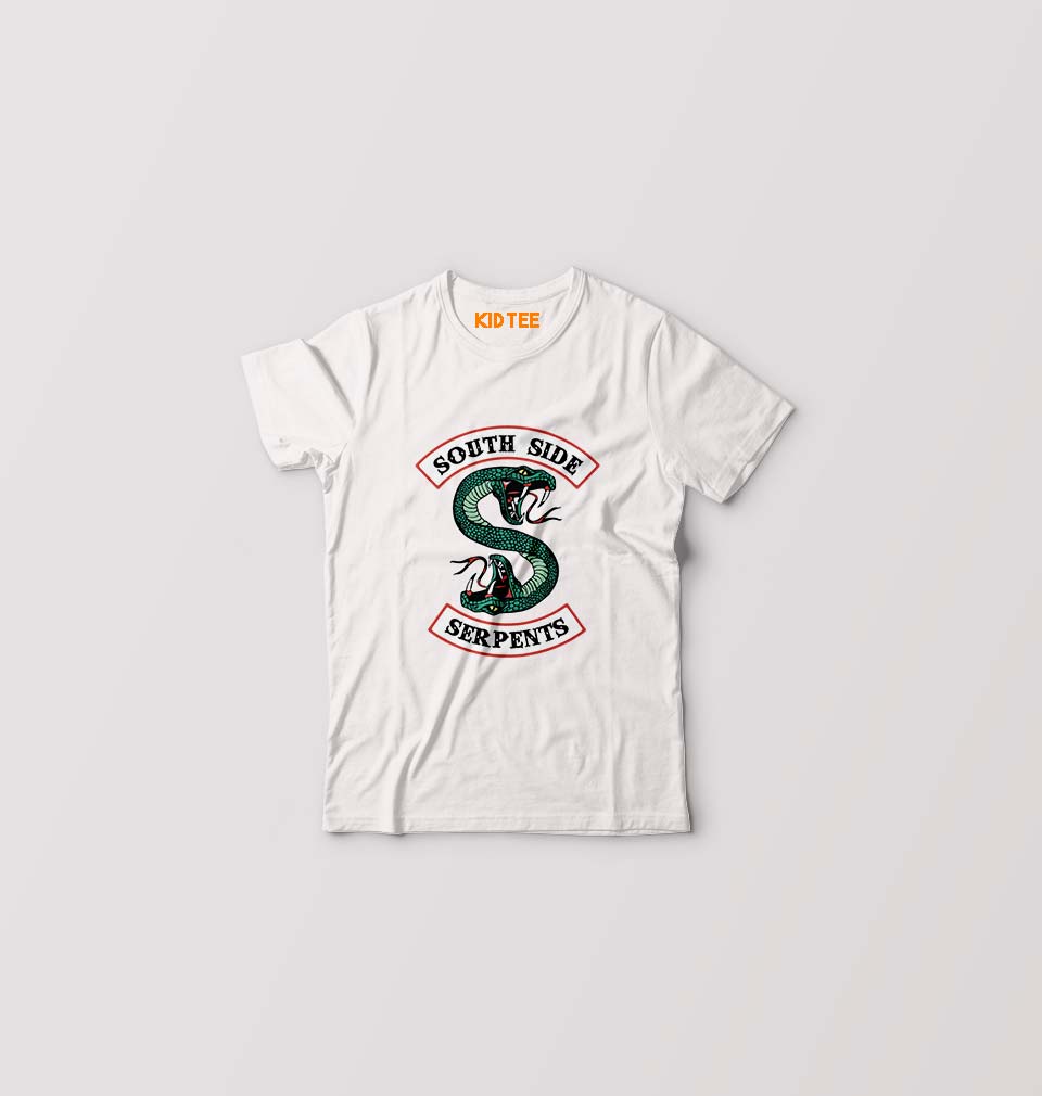 south side serpents riverdale Kids T-Shirt for Boy/Girl-White-Ektarfa.online