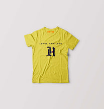 Load image into Gallery viewer, Lewis Hamilton F1 Kids T-Shirt for Boy/Girl-Yellow-Ektarfa.online
