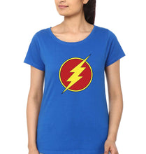 Load image into Gallery viewer, Flash Superhero T-Shirt for Women-Royal Blue-Ektarfa.online
