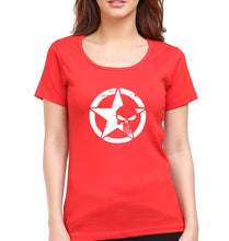 Load image into Gallery viewer, Punisher T-Shirt for Women-Red-Ektarfa.online
