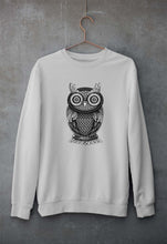 Load image into Gallery viewer, Owl Unisex Sweatshirt for Men/Women-Grey Melange-Ektarfa.online
