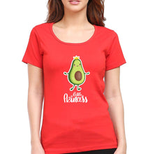 Load image into Gallery viewer, Avocado Princess T-Shirt for Women-Red-Ektarfa.online

