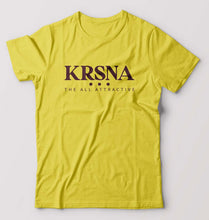 Load image into Gallery viewer, Krsna T-Shirt for Men-Yellow-Ektarfa.online

