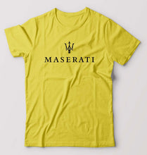 Load image into Gallery viewer, Maserati T-Shirt for Men-Yellow-Ektarfa.online
