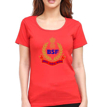 Load image into Gallery viewer, BSF Army T-Shirt for Women-Red-Ektarfa.online
