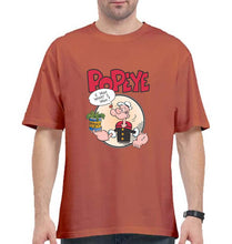 Load image into Gallery viewer, Popeye Oversized T-Shirt for Men-Coral-Ektarfa.online
