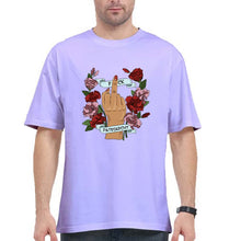 Load image into Gallery viewer, Fuck Patriarchy Oversized T-Shirt for Men-Lavender-Ektarfa.online
