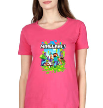 Load image into Gallery viewer, Minecraft T-Shirt for Women-Pink-Ektarfa.online
