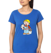 Load image into Gallery viewer, Bob the Builder T-Shirt for Women-Royal Blue-Ektarfa.online
