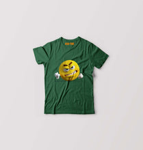 Load image into Gallery viewer, Angry Emoji Kids T-Shirt for Boy/Girl-Dark Green-Ektarfa.online
