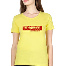 Load image into Gallery viewer, Conor McGregor UFC T-Shirt for Women-Yellow-Ektarfa.online
