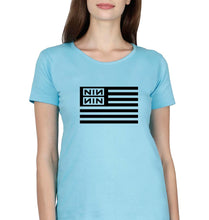 Load image into Gallery viewer, Nine Inch Nails T-Shirt for Women-SkyBlue-Ektarfa.online
