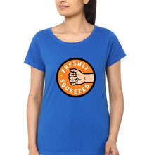 Load image into Gallery viewer, Orange Cassidy - Freshly Squeezed T-Shirt for Women-Royal Blue-Ektarfa.online
