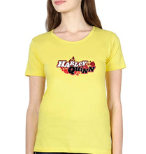 Load image into Gallery viewer, Harley Quinn T-Shirt for Women-Mustard Yellow-Ektarfa.online
