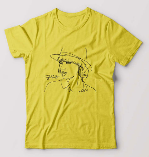 Taylor Swift T-Shirt for Men-Yellow-Ektarfa.online
