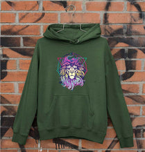 Load image into Gallery viewer, Psychedelic Lion Unisex Hoodie for Men/Women-Dark Green-Ektarfa.online

