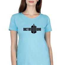 Load image into Gallery viewer, Doctor Who T-Shirt for Women-SkyBlue-Ektarfa.online
