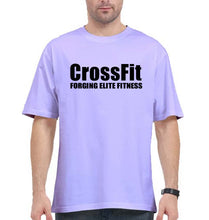 Load image into Gallery viewer, CrossFit Oversized T-Shirt for Men-Lavender-Ektarfa.online
