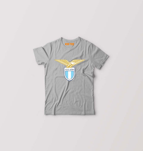 Lazio Kids T-Shirt for Boy/Girl-Grey-Ektarfa.online