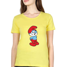 Load image into Gallery viewer, Papa Smurf T-Shirt for Women-Yellow-Ektarfa.online
