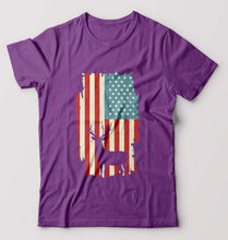 Load image into Gallery viewer, Deer T-Shirt for Men-Purple-Ektarfa.online
