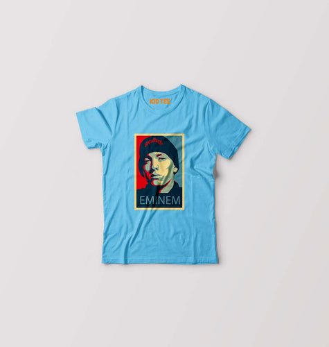 EMINEM Kids T-Shirt for Boy/Girl-Light Blue-Ektarfa.online
