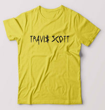 Load image into Gallery viewer, Astroworld Travis Scott T-Shirt for Men-S(38 Inches)-Yellow-Ektarfa.online
