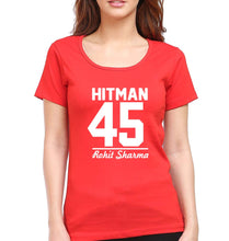 Load image into Gallery viewer, Rohit Sharma T-Shirt for Women-Red-Ektarfa.online
