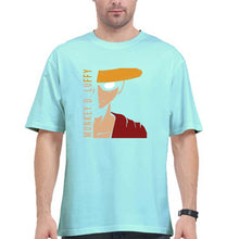 Load image into Gallery viewer, Monkey D. Luffy Oversized T-Shirt for Men-Mint-Ektarfa.online
