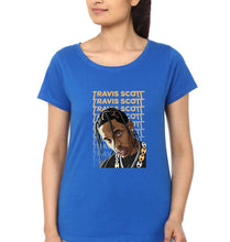 Load image into Gallery viewer, Travis Scott T-Shirt for Women-XS(32 Inches)-Royal Blue-Ektarfa.online
